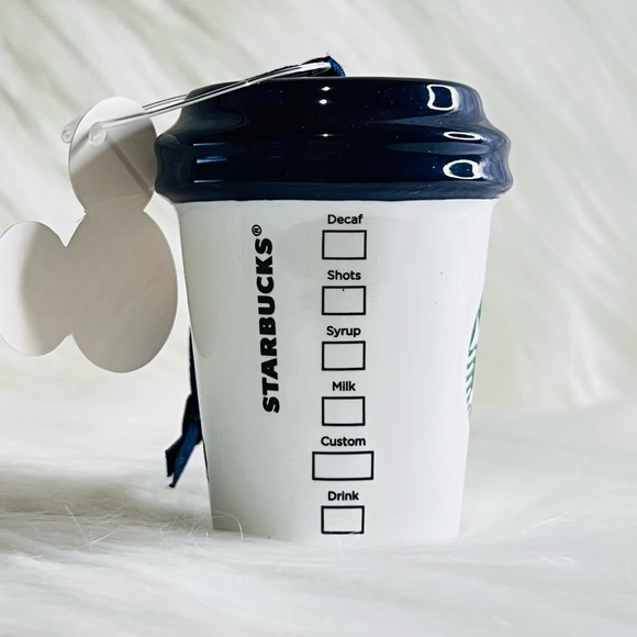 Mickey Mouse Starbucks Cup Ornament – Magic Kingdom - Picture 6 of 7